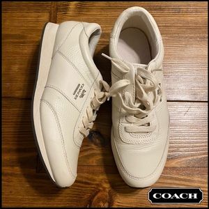 Coach leather sneakers